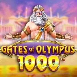 Slots logo of Gates of Olympus 1000 from Pragmatic Play at Royal Game Casino